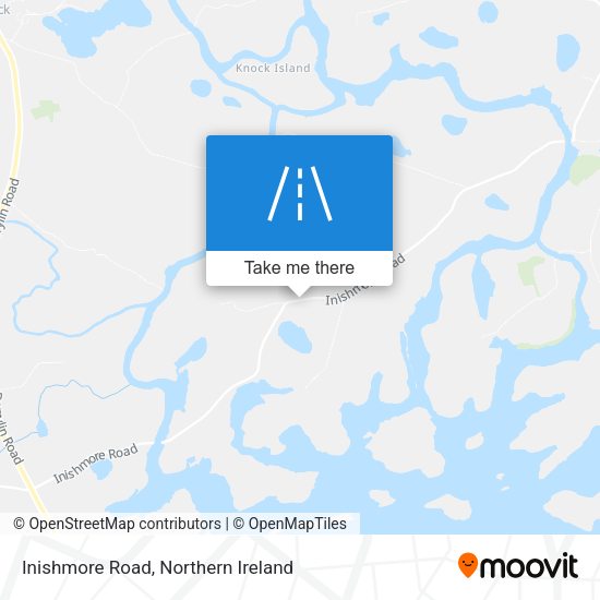 Inishmore Road map