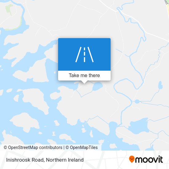 Inishroosk Road map