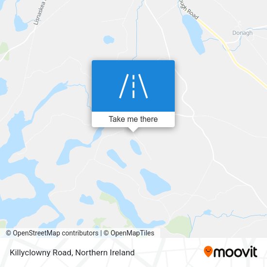 Killyclowny Road map