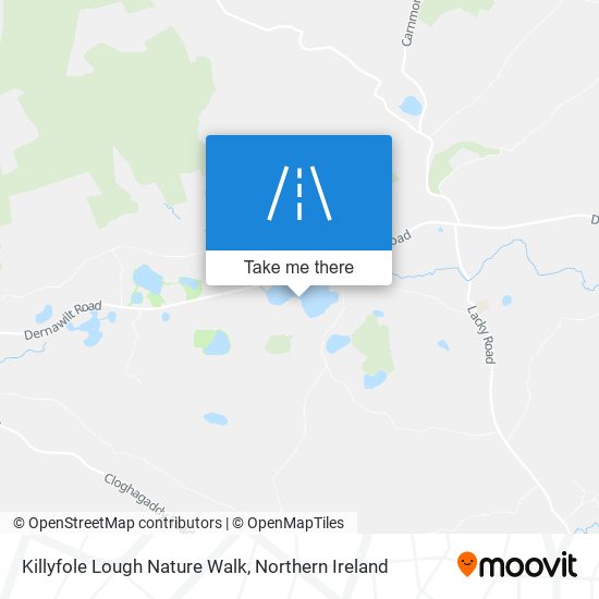 Killyfole Lough Nature Walk map