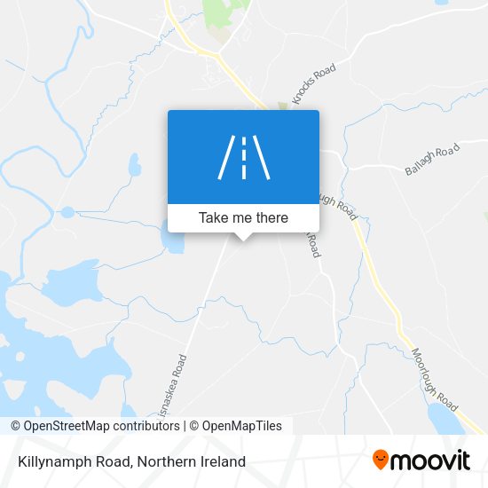 Killynamph Road map