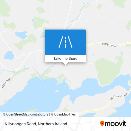 Killynoogan Road map