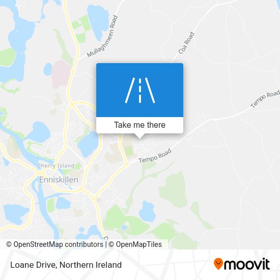 Loane Drive map