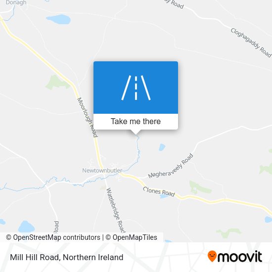 Mill Hill Road map