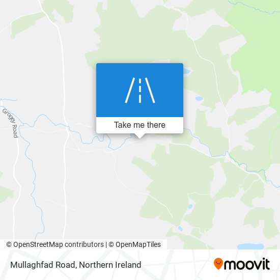 Mullaghfad Road map