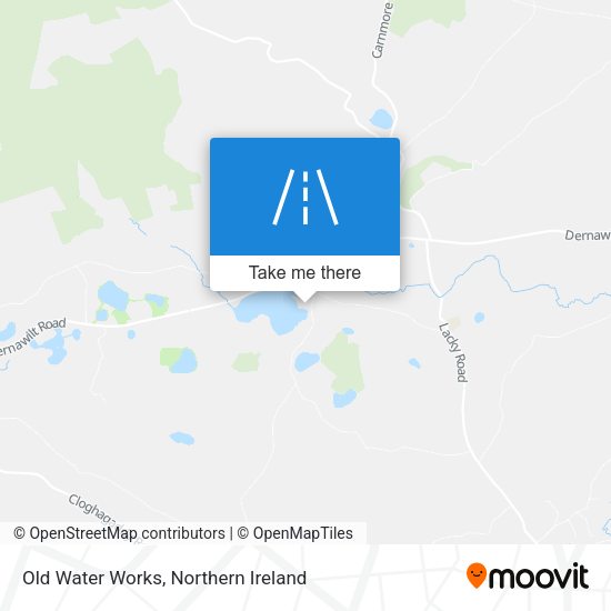 Old Water Works map