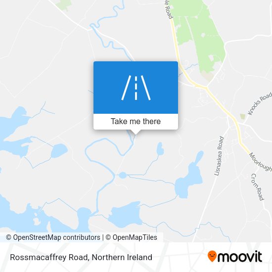Rossmacaffrey Road map