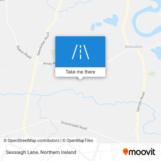 Sessiagh Lane map