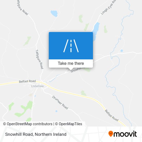 Snowhill Road map