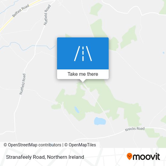 Stranafeely Road map