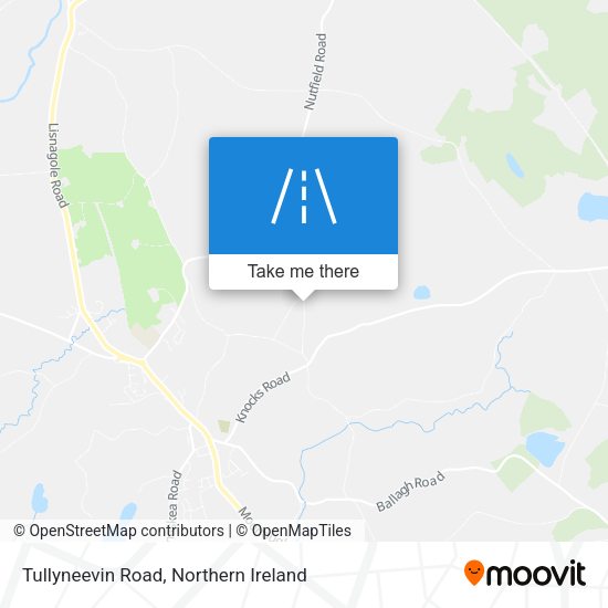 Tullyneevin Road map