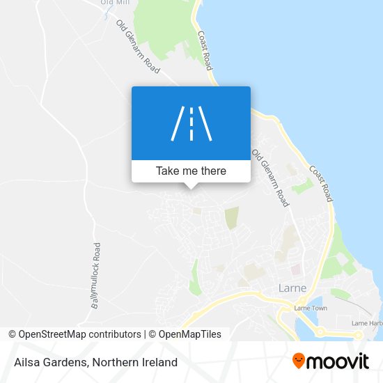Ailsa Gardens map
