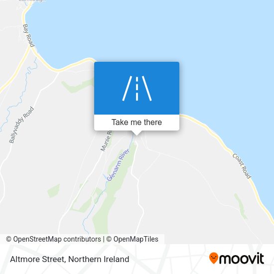Altmore Street map