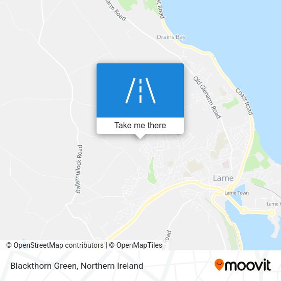 Blackthorn Green map