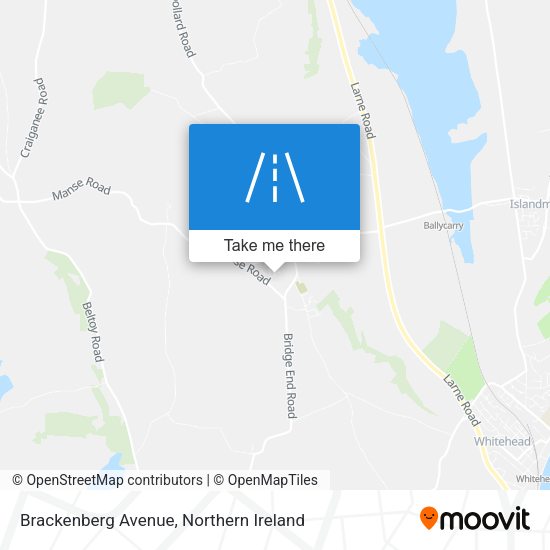 Brackenberg Avenue map