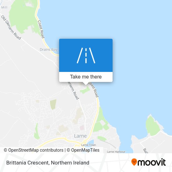 Brittania Crescent map