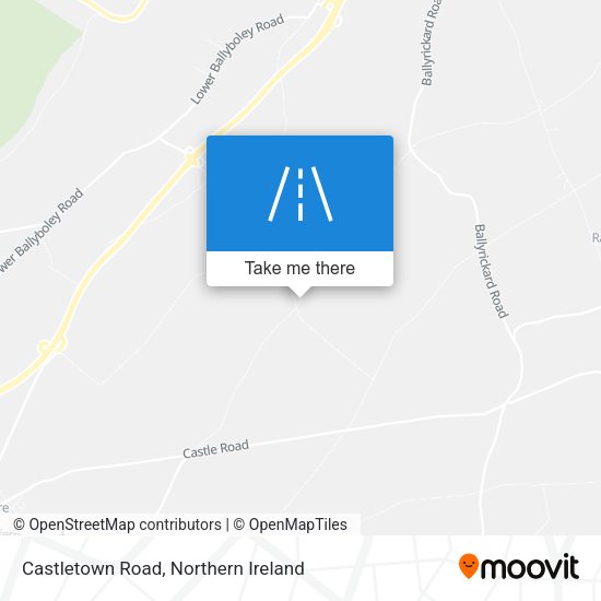 Castletown Road map