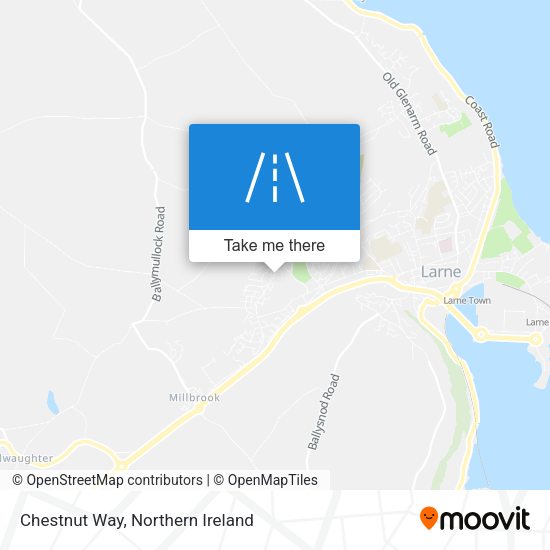 Chestnut Way map