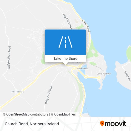 Church Road map