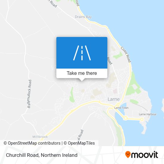 Churchill Road map
