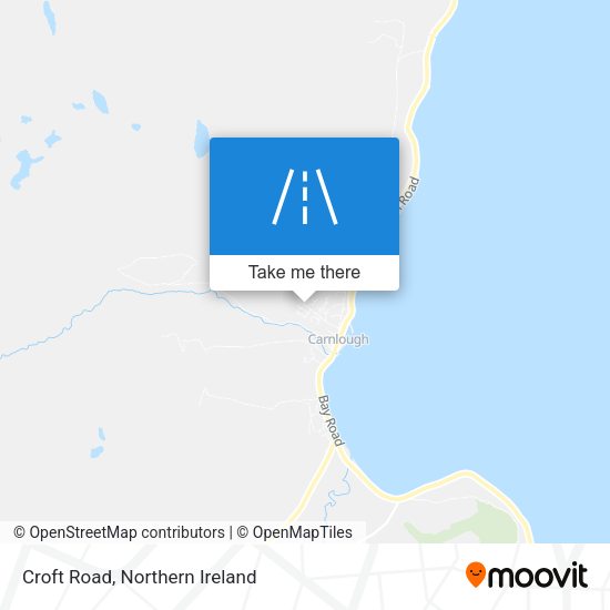 Croft Road map