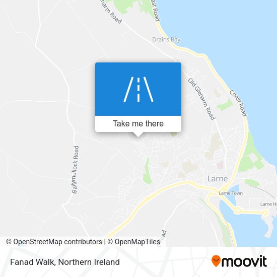 Fanad Walk map