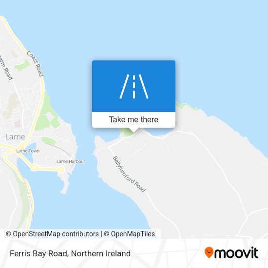 Ferris Bay Road map