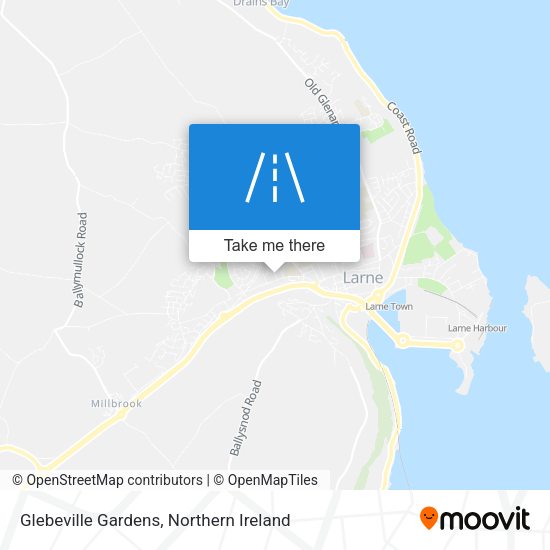 Glebeville Gardens map