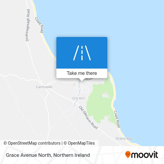 Grace Avenue North map