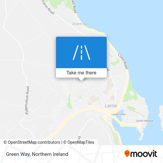 Green Way map
