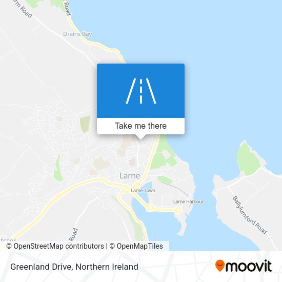 Greenland Drive map