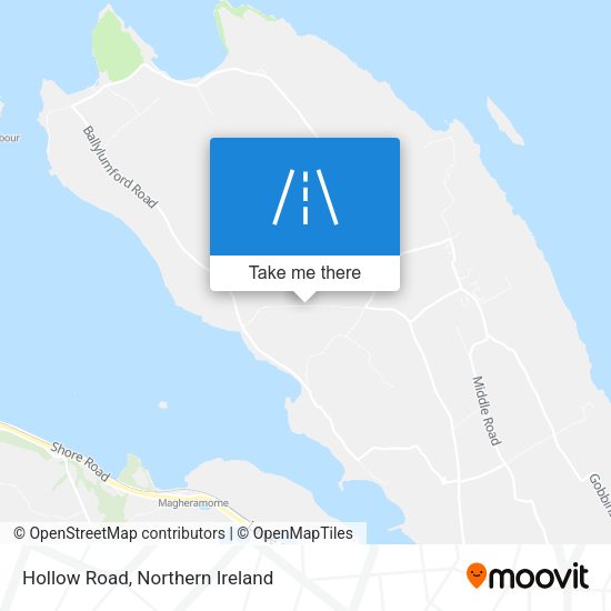 Hollow Road map