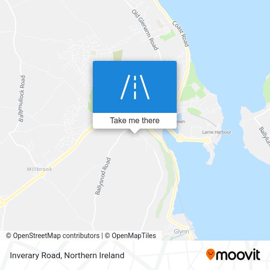Inverary Road map