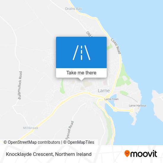 Knocklayde Crescent map