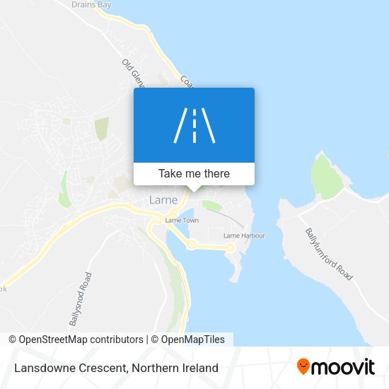 Lansdowne Crescent map