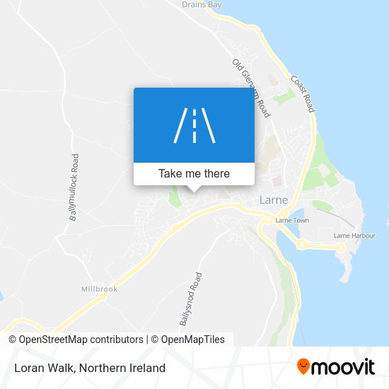 Loran Walk map
