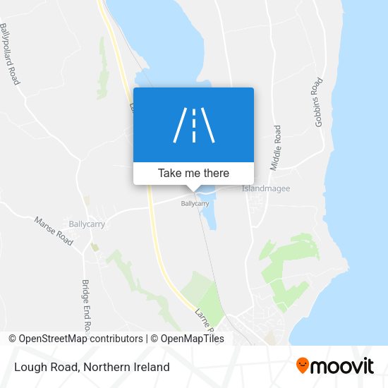 Lough Road map