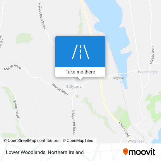 Lower Woodlands map