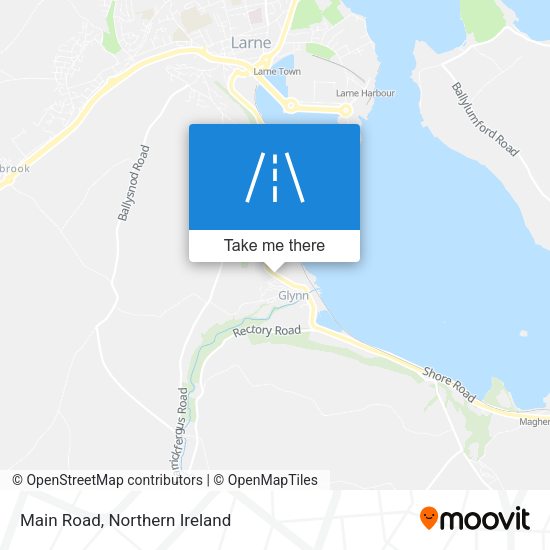 Main Road map