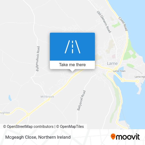 Mcgeagh Close map