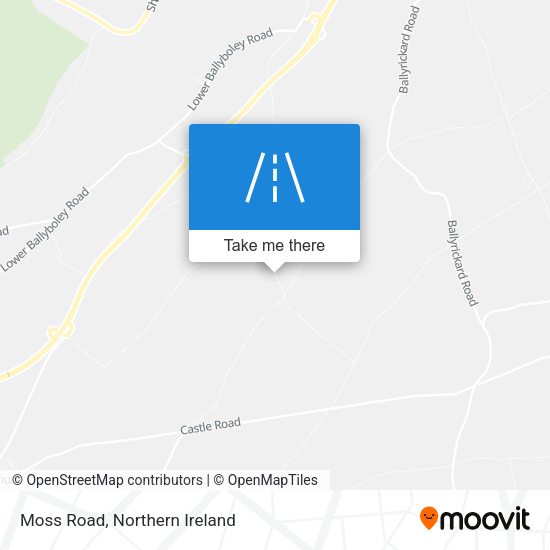 Moss Road map