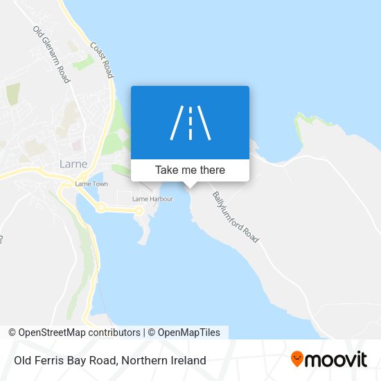 Old Ferris Bay Road map