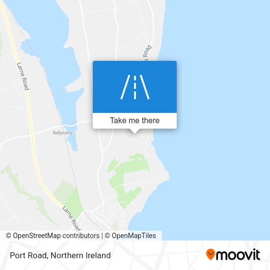 Port Road map