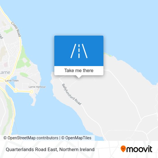 Quarterlands Road East map