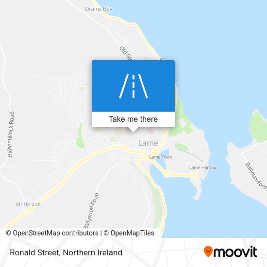 Ronald Street map