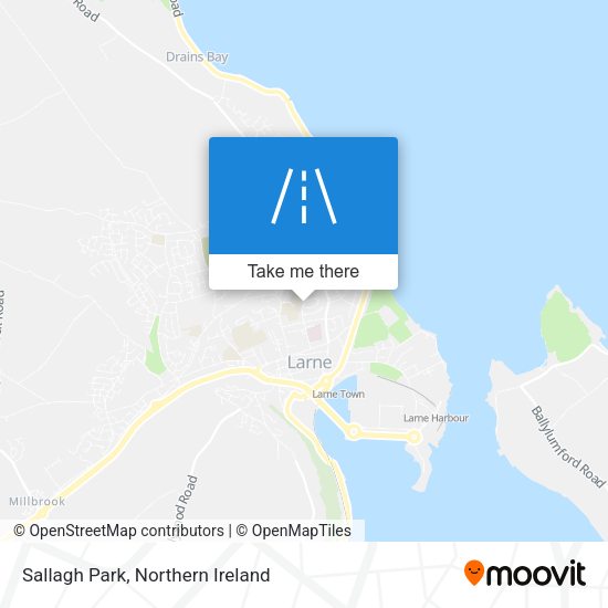 Sallagh Park map