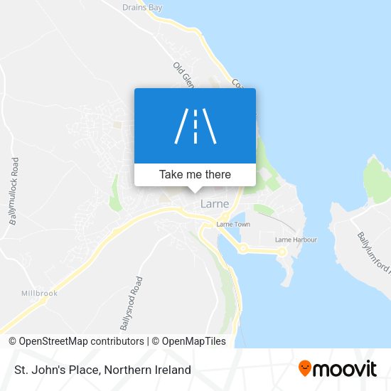 St. John's Place map