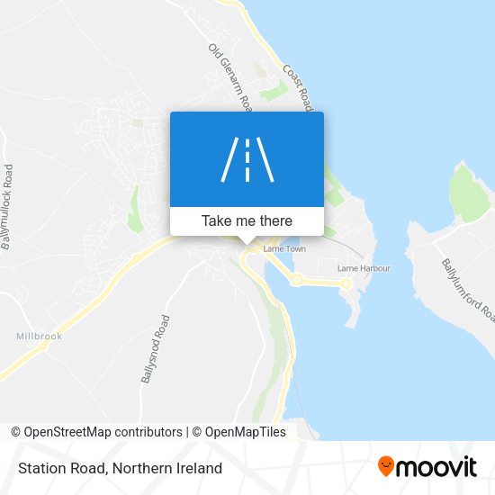 Station Road map