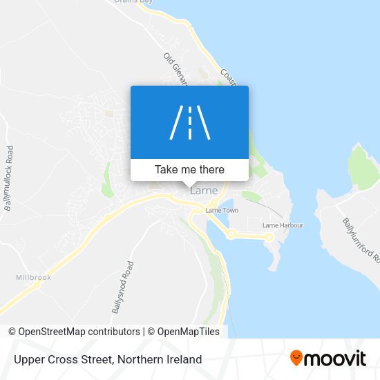 Upper Cross Street map