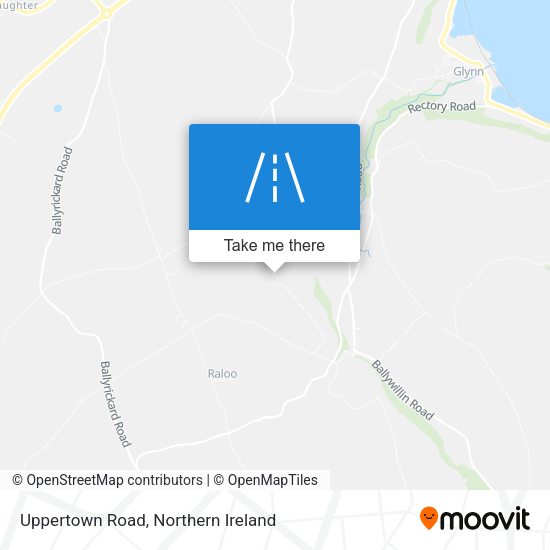 Uppertown Road map